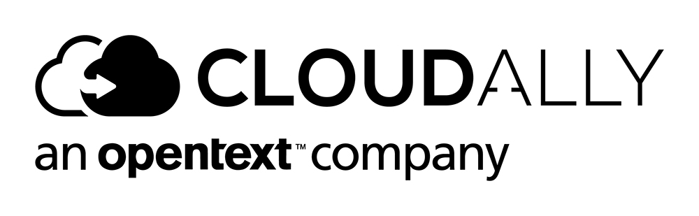 Cloudally an opentext company Logo
